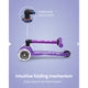 Micro Mini Deluxe Foldable LED - Micro Scooter