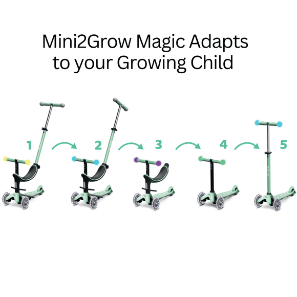 Micro Mini2Grow Magic LED Scooter - Micro Scooter